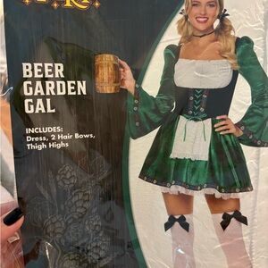 Beer Garden Gal Costume - Green